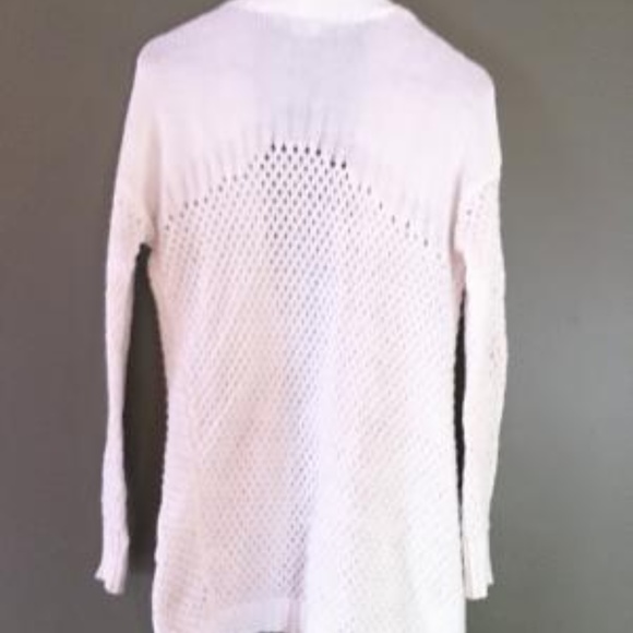 Womens White Sweater/Cardigan - Picture 3 of 5